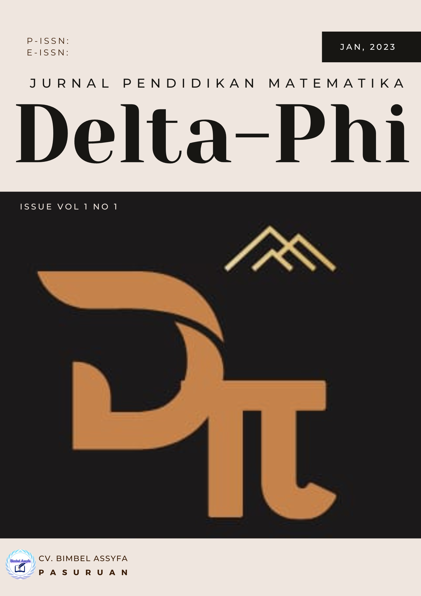 					View Vol. 2 No. 1 (2024): Delta-Phi: Jurnal Pendidikan Matematika
				